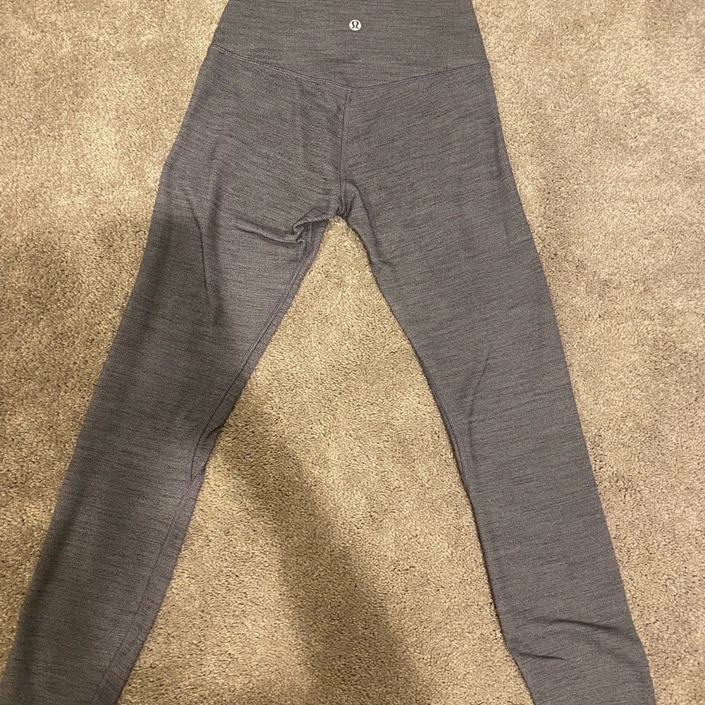 Lulu lemon heatherd gray leggings